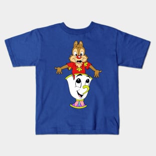 Chip N Dale Rescue Rangers mashup Chip The Cup Kids T-Shirt